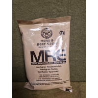 USA RAÇÃO MRE MENU 09 - Ensopado de carne ( LOTE 2023)